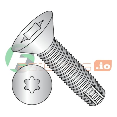 Newport Fasteners Thread Cutting Screw, 5/16"-18 x 1-3/4 in, Stainless Steel Flat Head Torx Drive, 600 PK 625576